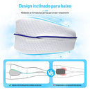 Almofada Travesseiro de Pernas para Dormir de Lado