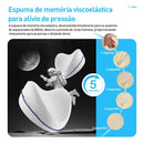 Almofada Travesseiro de Pernas para Dormir de Lado
