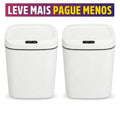 Lixeira Automática Smart 13 Litros Com Sensor de Proximidade e Toque